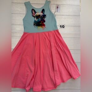 Malia and Kai Dog Drip Twirl Dress